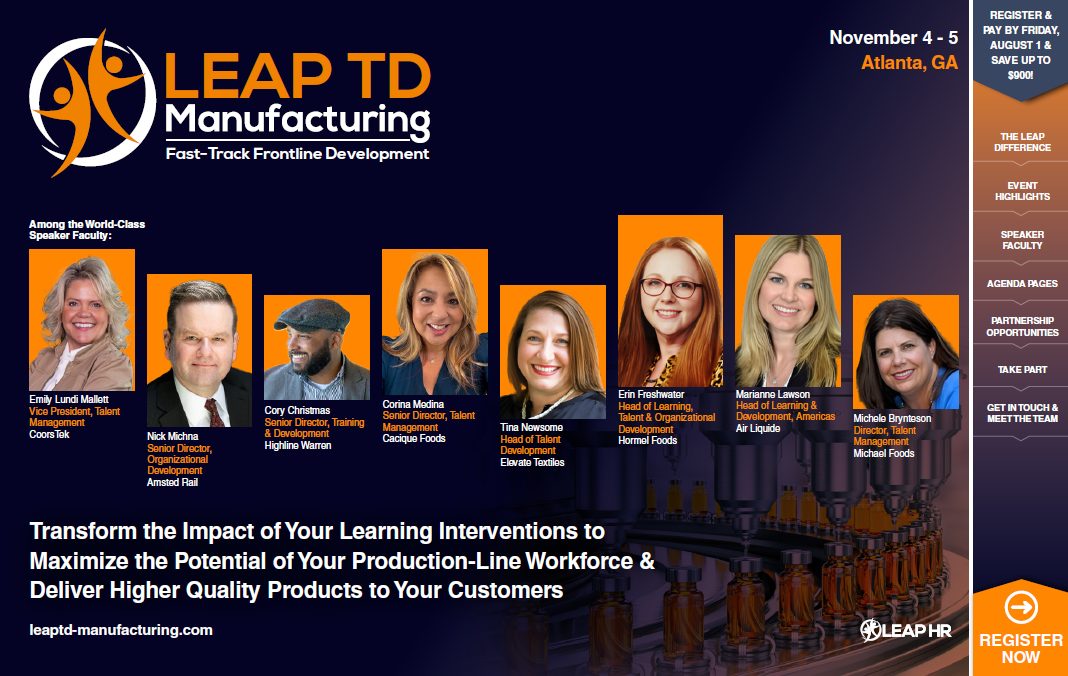 LEAP TD: Manufacturing - Most Recent Brochure LEAP TD: Manufacturing - Most Recent Brochure